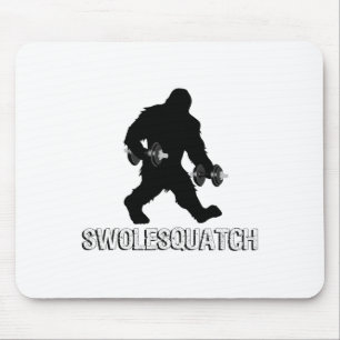 Bigfoot Bodybuilding Hantelgewichte Sasquatch Li Mousepad