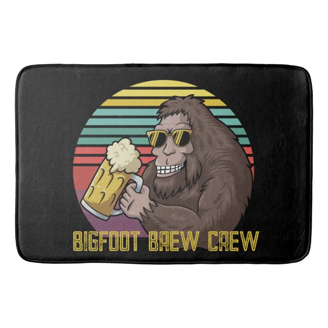 Bigfoot Brew-Crew Badematte (Vorderseite)