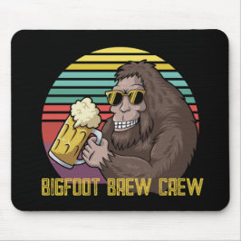 Bigfoot Brew Crew Mouse Pad Mousepad