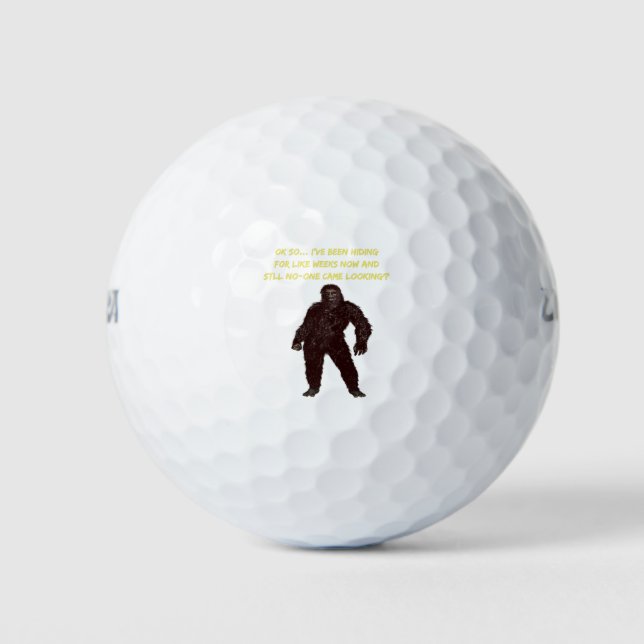Bigfoot bricht Verstecken ab Golfball (Vorderseite)