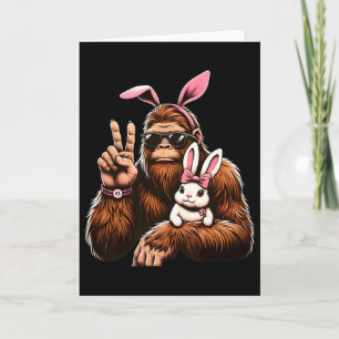 Bigfoot Bunny Lustiger Ostertag Sasquatch Karte