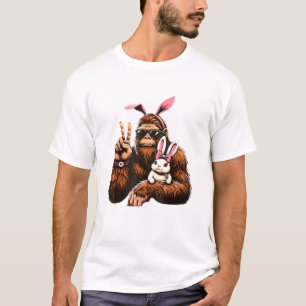 Bigfoot Bunny Lustiges Ostertags-Sasquatch-T-Shirt T-Shirt