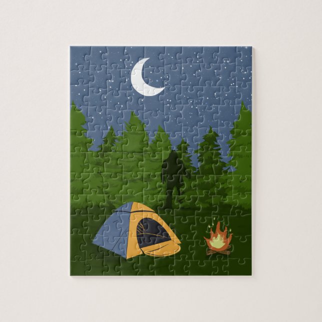 BigFoot Camping  Puzzle (Vertikal)