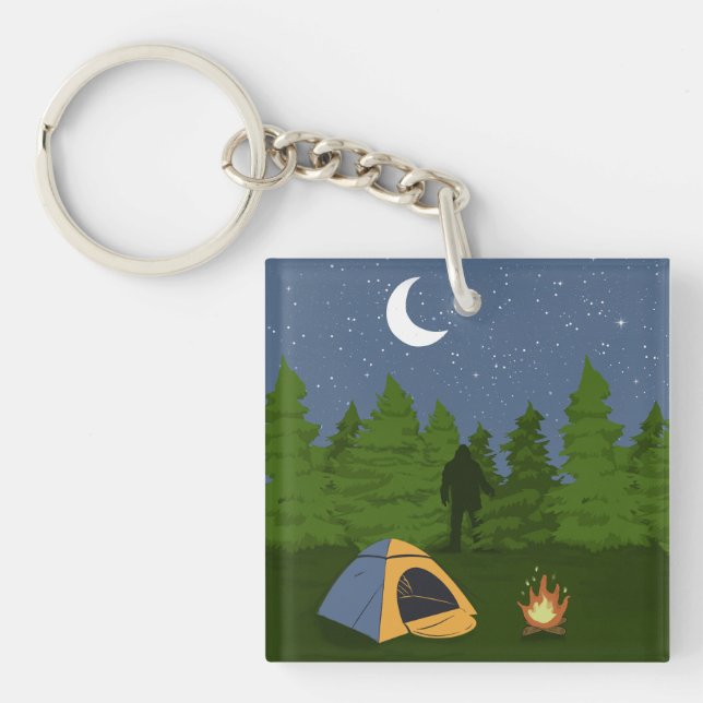 BigFoot Camping  Schlüsselanhänger (Vorderseite)