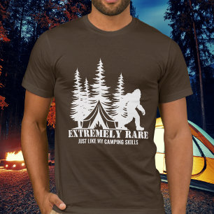BigFoot Camping Wald Extrem Selten Lustig Maßgesch T-Shirt