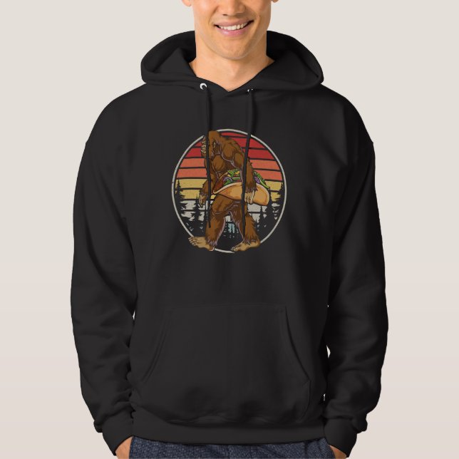 Bigfoot Carry Taco Men Hoodie (Vorderseite)