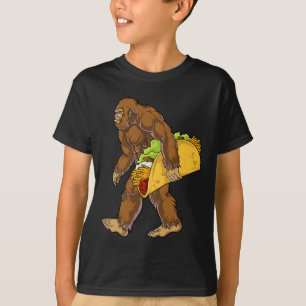 Bigfoot Carry Tacry Funny Cinco De Mayo Boys Men T-Shirt