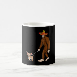 Bigfoot Chihuahua Hund Lover Vater Mama Kaffeetasse