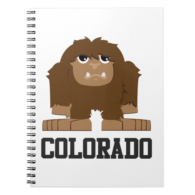 Bigfoot Colorado Notizblock (Vorderseite)