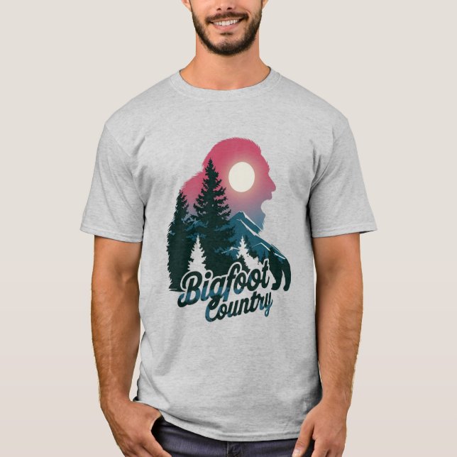 Bigfoot Country T-Shirt (Vorderseite)