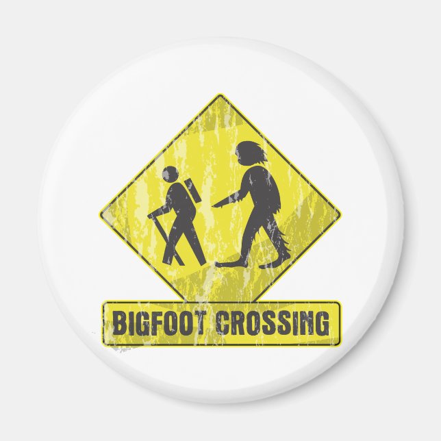 Bigfoot Crossing Magnet (Vorne)