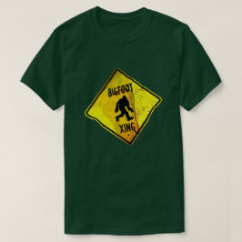 Bigfoot Crossing Sign T - Shirt