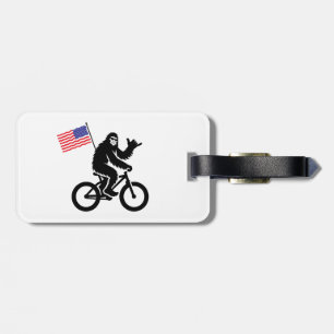 Bigfoot Cycling American Flag Gepäckanhänger