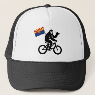 Bigfoot Cycling Arizona Flag Truckerkappe