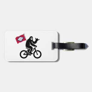 Bigfoot Cycling Arkansas Flag Gepäckanhänger