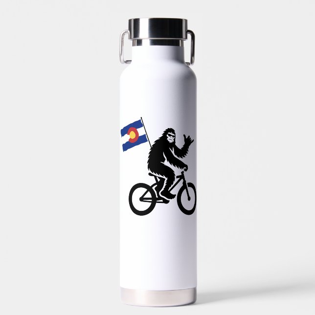 Bigfoot Cycling Colorado Flag Trinkflasche (Vorne)