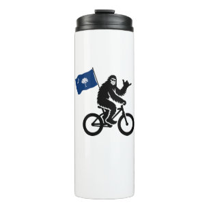 Bigfoot Cycling South Carolina Flag Thermosbecher