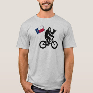 Bigfoot Cycling Texas Flag T-Shirt