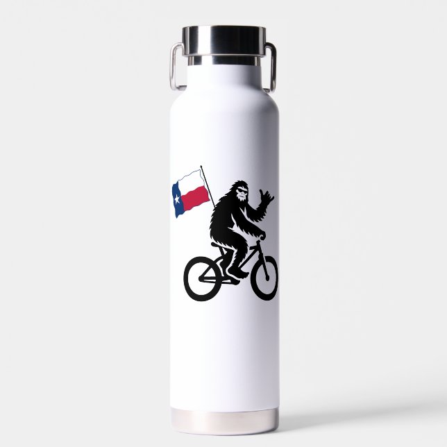 Bigfoot Cycling Texas Flag Trinkflasche (Vorne)
