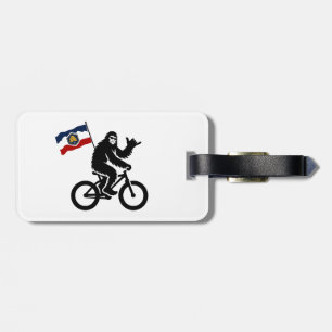Bigfoot Cycling Utah Flag Gepäckanhänger