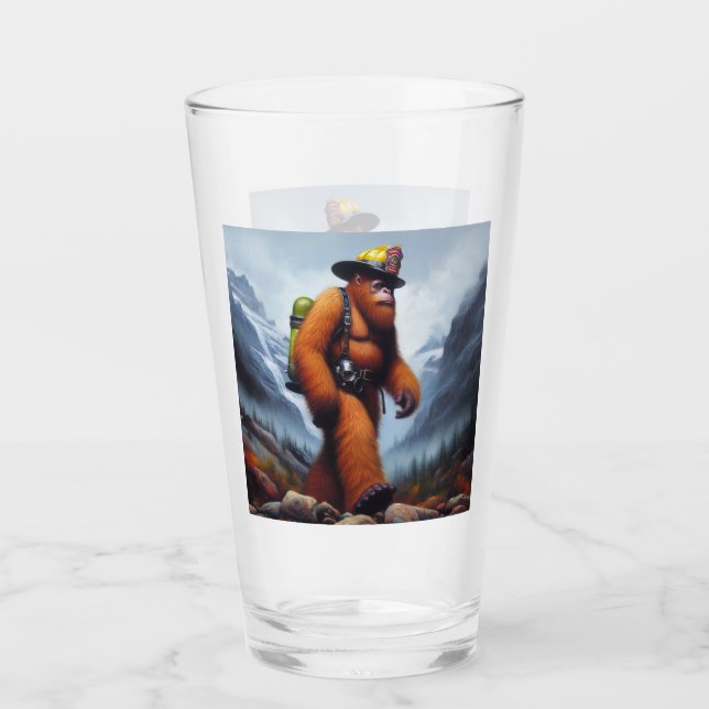 Bigfoot der Hot Shot Fireman Glas (Vorderseite)