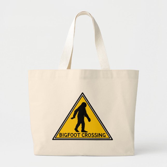 Bigfoot, der wiederverwendbare Tasche kreuzt (Vorne)