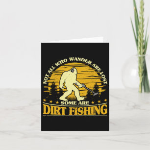 Bigfoot Dirt Fishing Metal Detection Funny Metal D Karte
