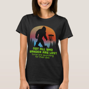 Bigfoot Disc Golf Sasquatch Chain Tosser Lustig Gr T-Shirt