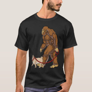 Bigfoot Dog Mops Walk Men Women Sasquatch Lover Gi T-Shirt