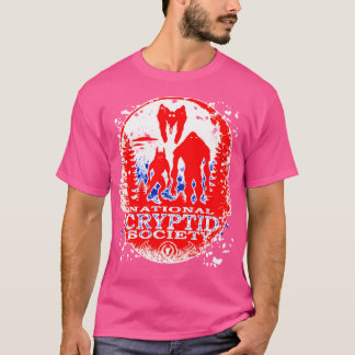 Bigfoot Dogman Mothman Ufo National Cryptid Societ T-Shirt