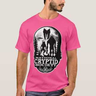 Bigfoot Dogman Mothman Ufo National Cryptid Societ T-Shirt