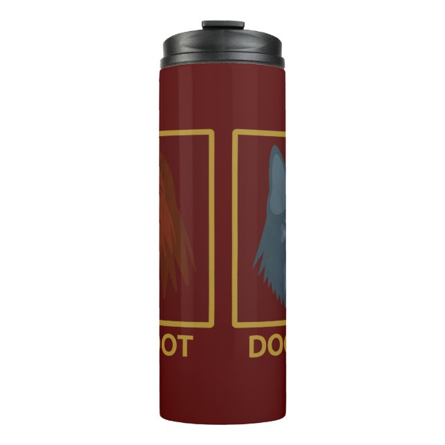 Bigfoot & Dogman Thermo-Tasse Thermosbecher (Vorderseite)