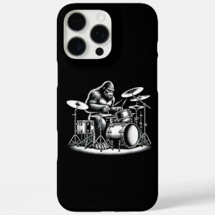 Bigfoot Drummer Sasquatch Playing Drums Musician B iPhone 16 Pro Max Hülle