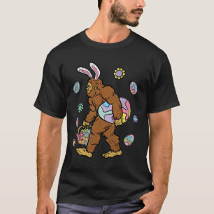 Bigfoot Egg Jagen Osterfest Sonnige Ohren Frühling T-Shirt