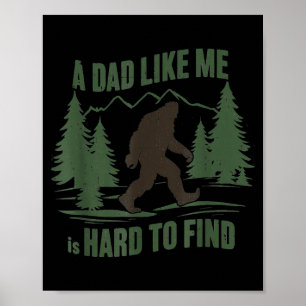 Bigfoot ein Typ wie ist schwer zu finden lustiger Poster