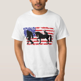 Bigfoot, Einhorn und Jackalope in der amerikanisch T-Shirt
