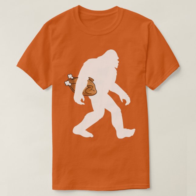 Bigfoot Erntedank T ShirtTShirt T-Shirt (Design vorne)