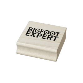 Bigfoot Expert Gummistempel