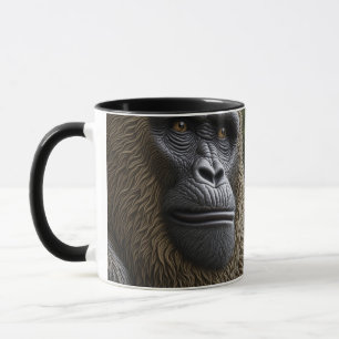 Bigfoot Face Close   Gorilla, Skunk Ape Tasse