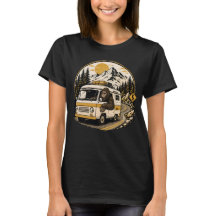 Bigfoot fährt Camper Van Vintage Roadtrip