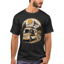 Bigfoot fährt Camper Van Vintage Roadtrip