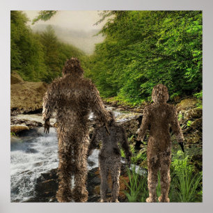 Bigfoot-Familie Poster