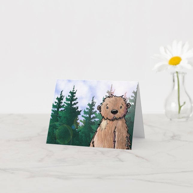 Bigfoot Fan Sasquatch Note Card Karte (Kleines Gewächs)