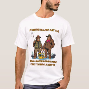 Bigfoot Fängt einen Keeper T-Shirt