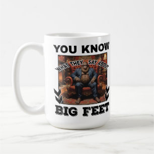 Bigfoot Feet Joke Kaffeetasse