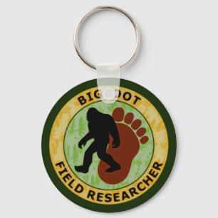 Bigfoot-Feld-Forscher Schlüsselanhänger