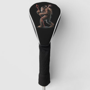 Bigfoot Feuerwerk 4. Juli USA-Flagge Sasquatch  Golf Headcover
