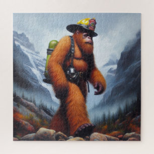 Bigfoot Fireman Puzzle