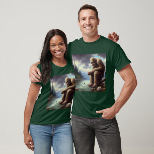 Bigfoot Fischen T-Shirt