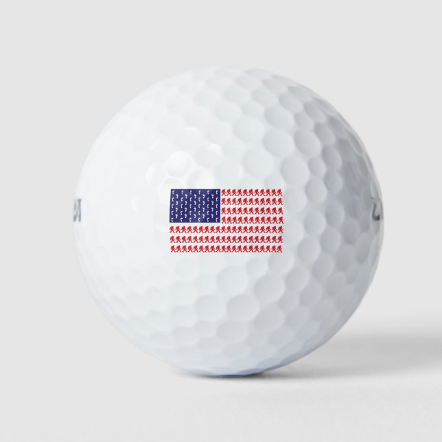 Bigfoot Flag— Golfball (Vorderseite)